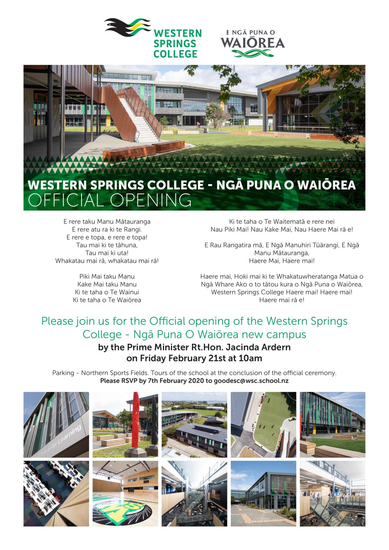 Western Springs College - Ngā Puna O Waiōrea Official Opening