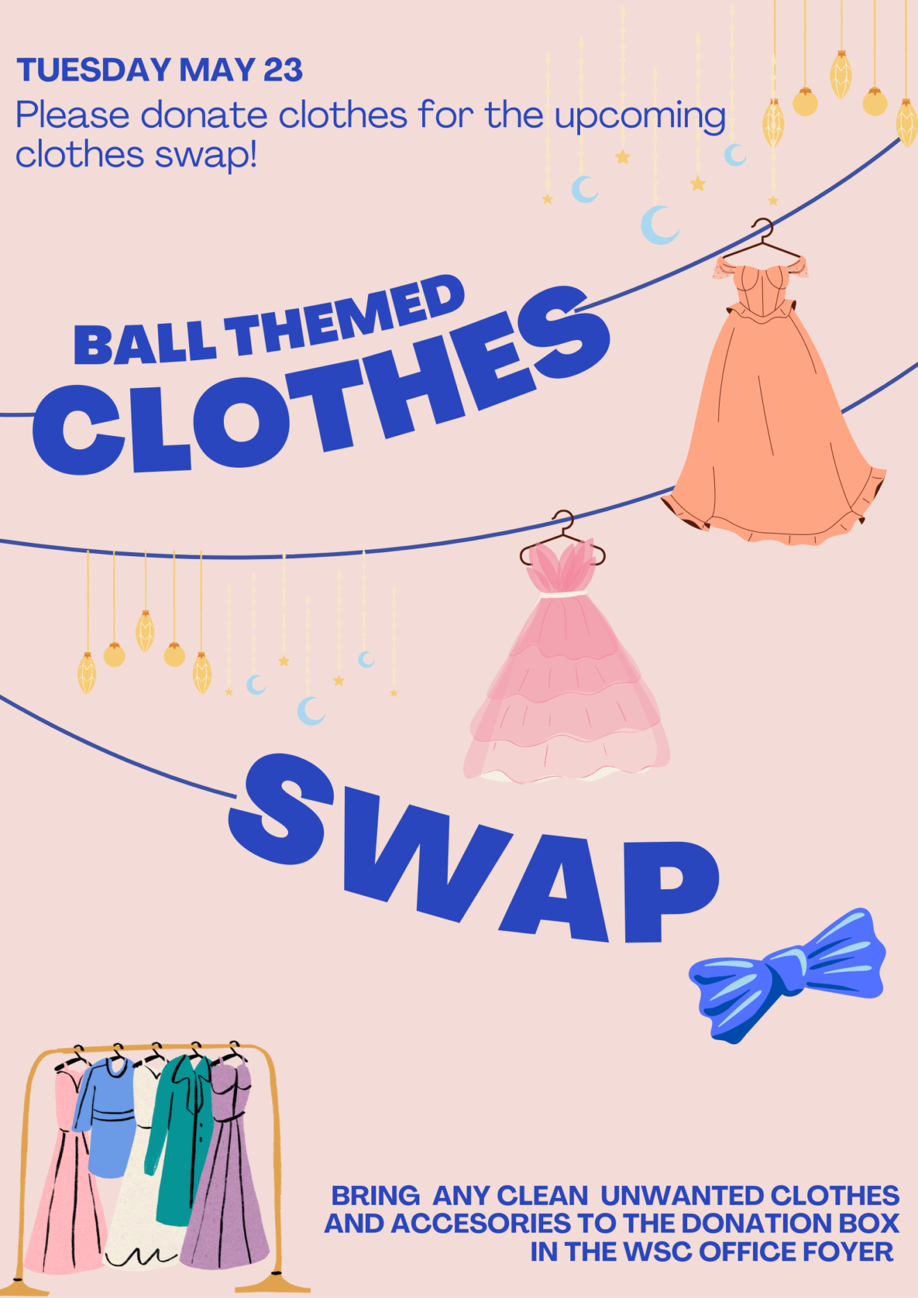 Ball themed clothing swap