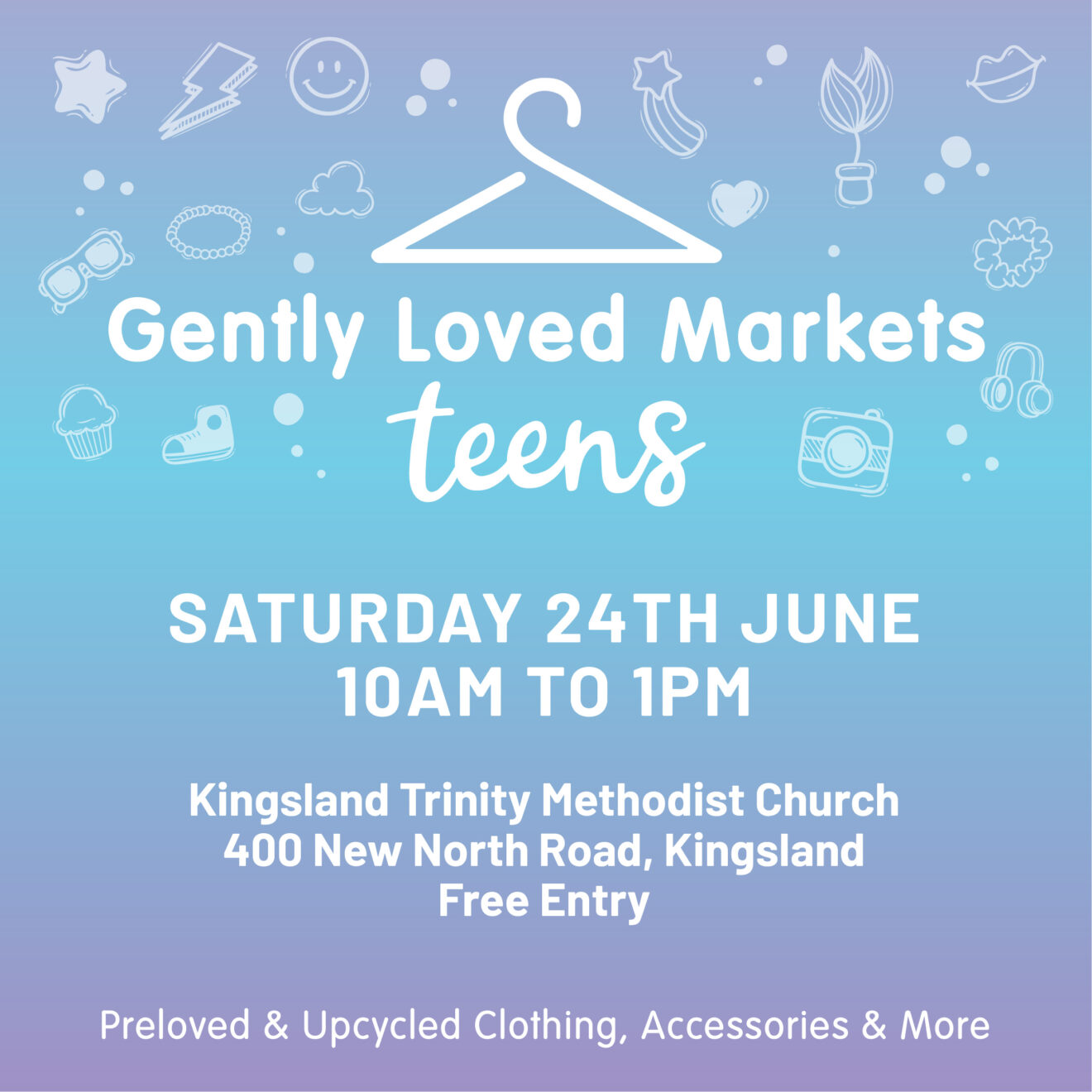 Gently Loved Markets Teens - Sat 24th June 2023
