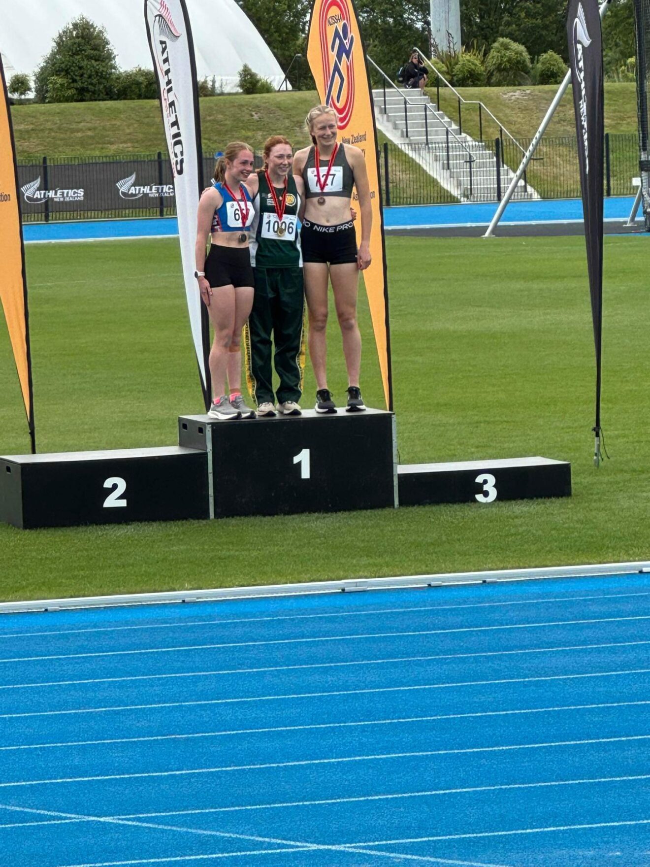 Amelie Fairclough wins Gold at the NZSS Athletics Champs!